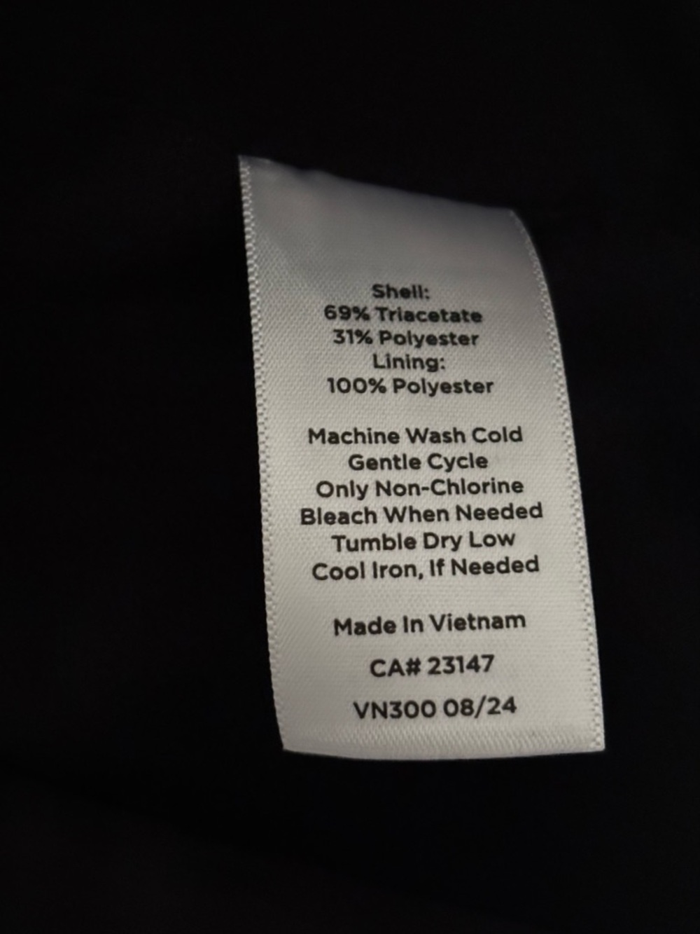 Talbots NWT Black Sleeveless Easy Travel Peplum Vest Size 14 - Picture 5 of 7